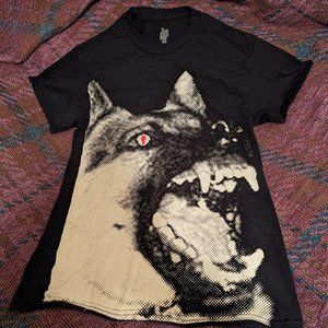 Billie Eilish Blohsh Mad Dog Wolf Shirt *RARE*